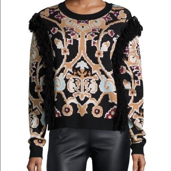 New without tags Robby Kobo Fringed sweater. - Picture 3 of 4